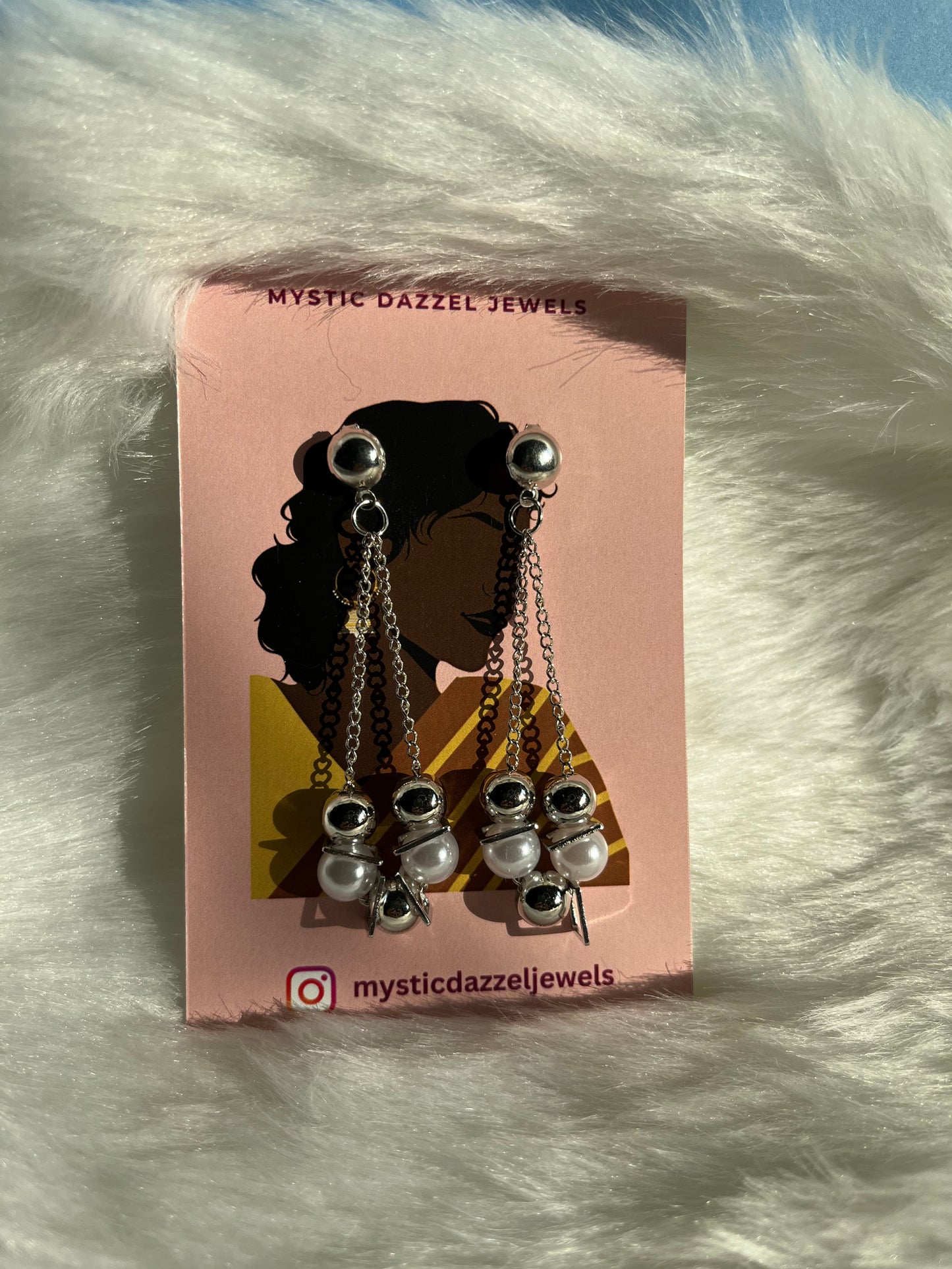 Pearl Sterling Earrings