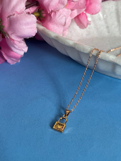 Lock Necklace